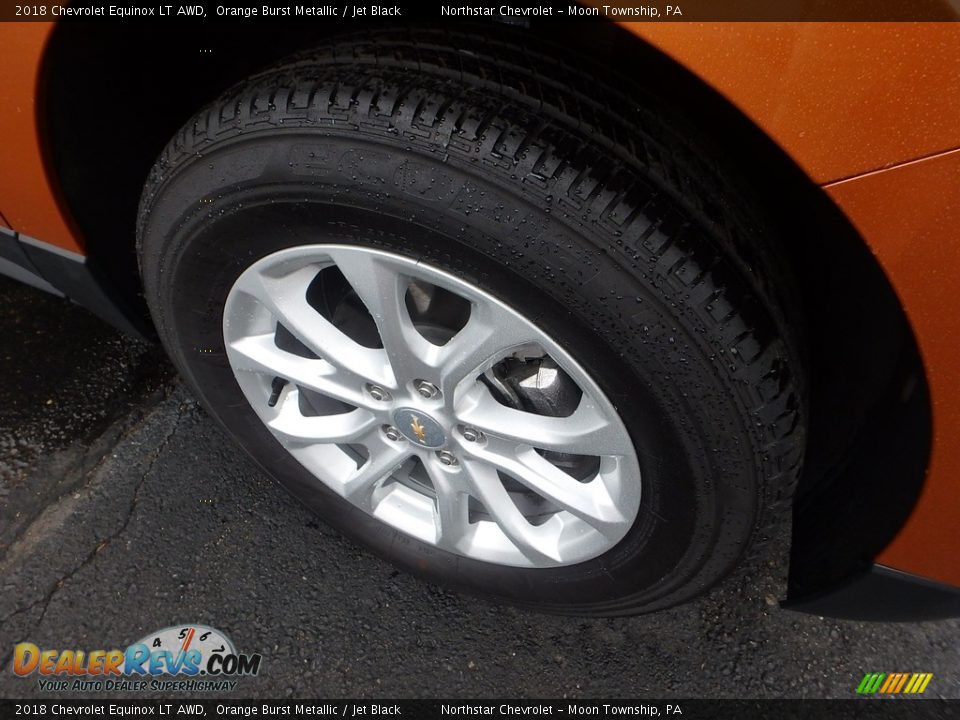 2018 Chevrolet Equinox LT AWD Orange Burst Metallic / Jet Black Photo #9