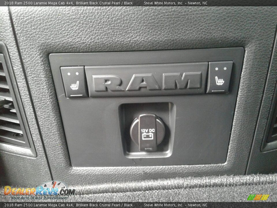 2018 Ram 2500 Laramie Mega Cab 4x4 Brilliant Black Crystal Pearl / Black Photo #31