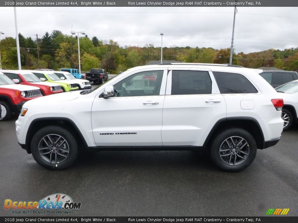 2018 Jeep Grand Cherokee Limited 4x4 Bright White / Black Photo #2