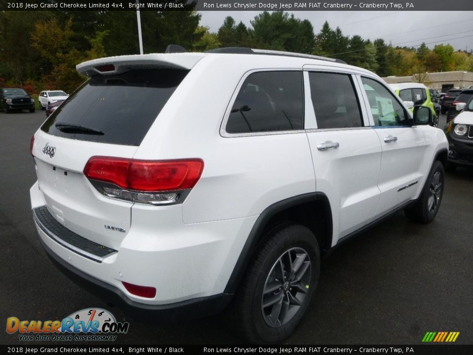 2018 Jeep Grand Cherokee Limited 4x4 Bright White / Black Photo #5