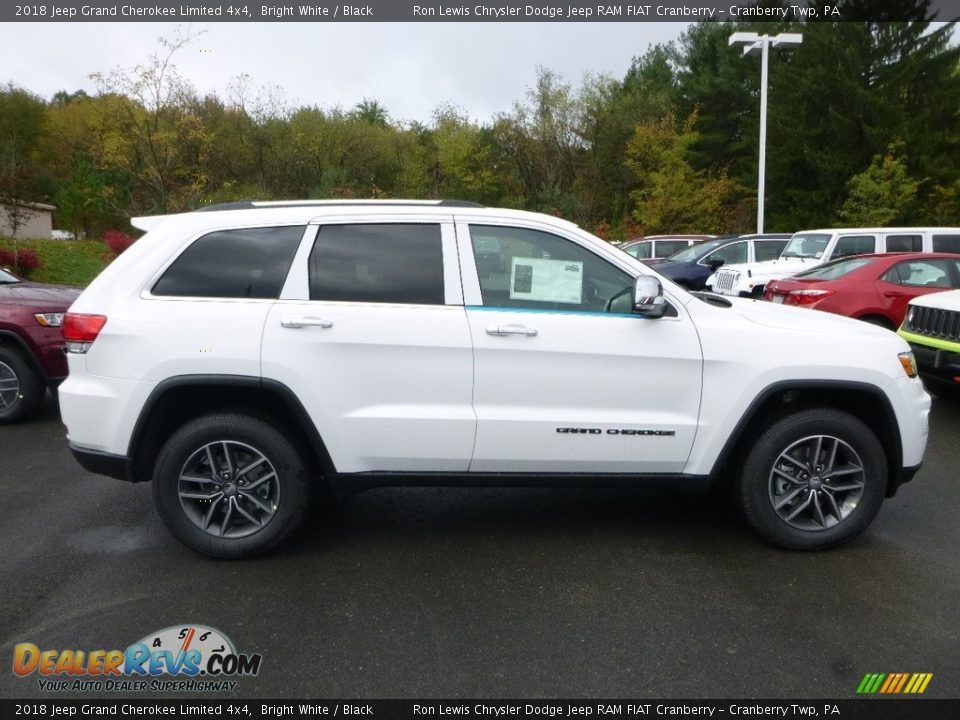 2018 Jeep Grand Cherokee Limited 4x4 Bright White / Black Photo #6