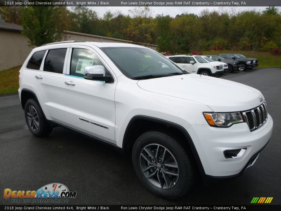 2018 Jeep Grand Cherokee Limited 4x4 Bright White / Black Photo #7