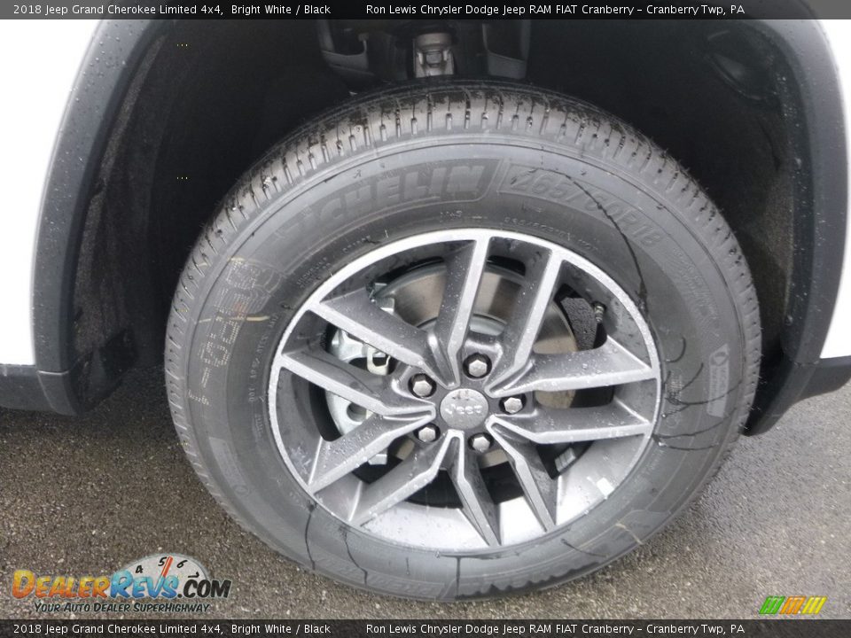 2018 Jeep Grand Cherokee Limited 4x4 Bright White / Black Photo #9