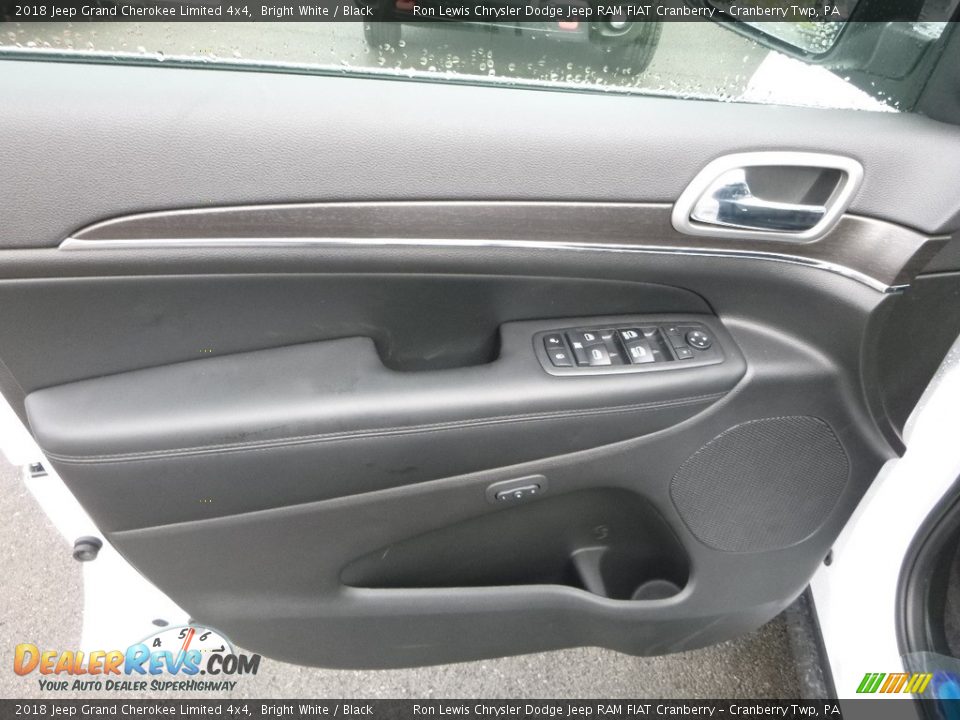 2018 Jeep Grand Cherokee Limited 4x4 Bright White / Black Photo #14