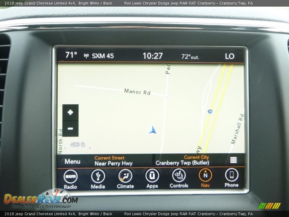 2018 Jeep Grand Cherokee Limited 4x4 Bright White / Black Photo #16