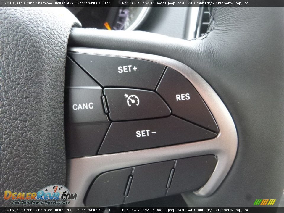 2018 Jeep Grand Cherokee Limited 4x4 Bright White / Black Photo #19