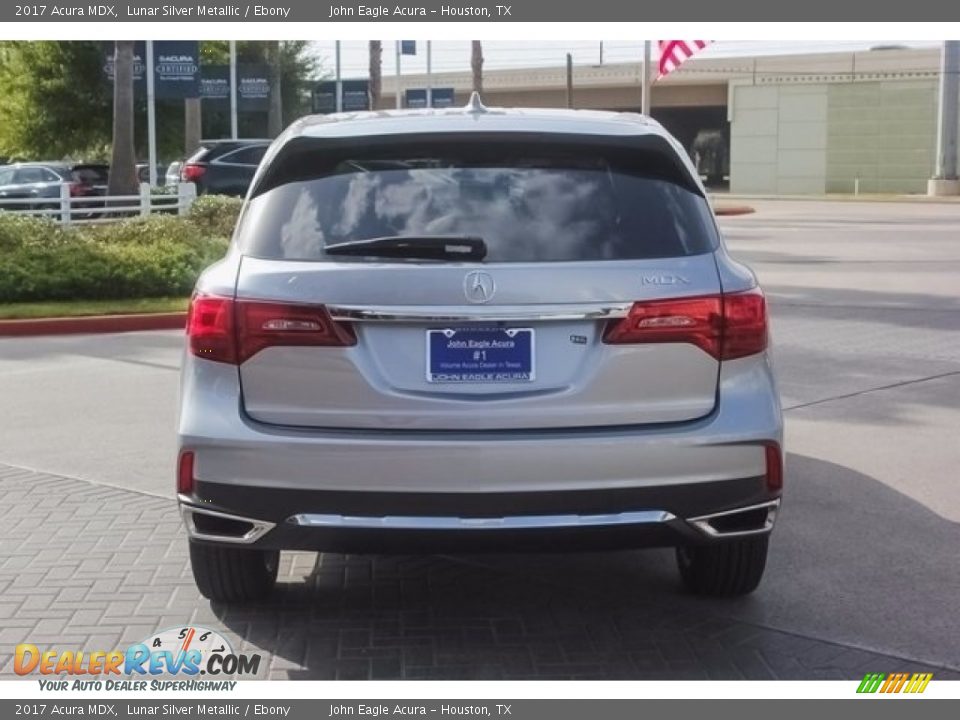 2017 Acura MDX Lunar Silver Metallic / Ebony Photo #6