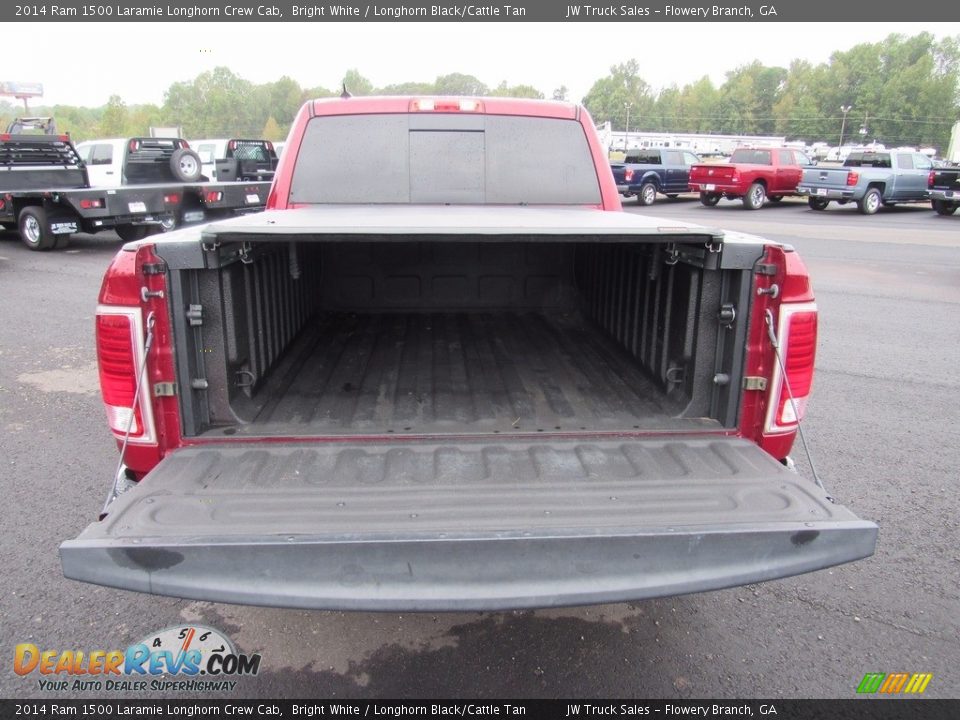 2014 Ram 1500 Laramie Longhorn Crew Cab Bright White / Longhorn Black/Cattle Tan Photo #9