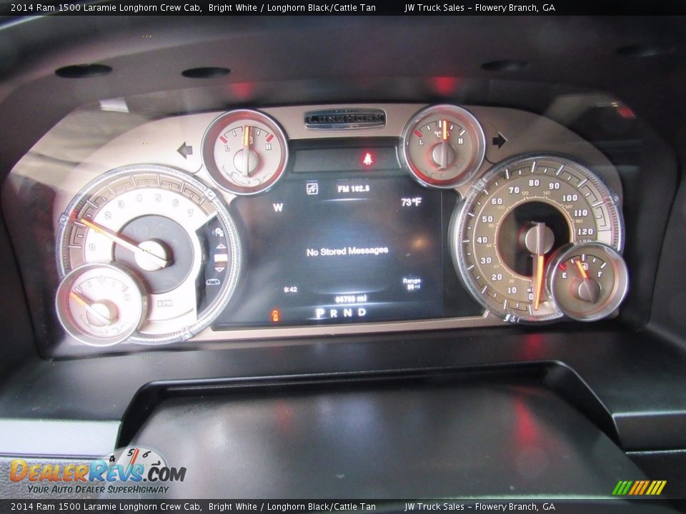 2014 Ram 1500 Laramie Longhorn Crew Cab Bright White / Longhorn Black/Cattle Tan Photo #17