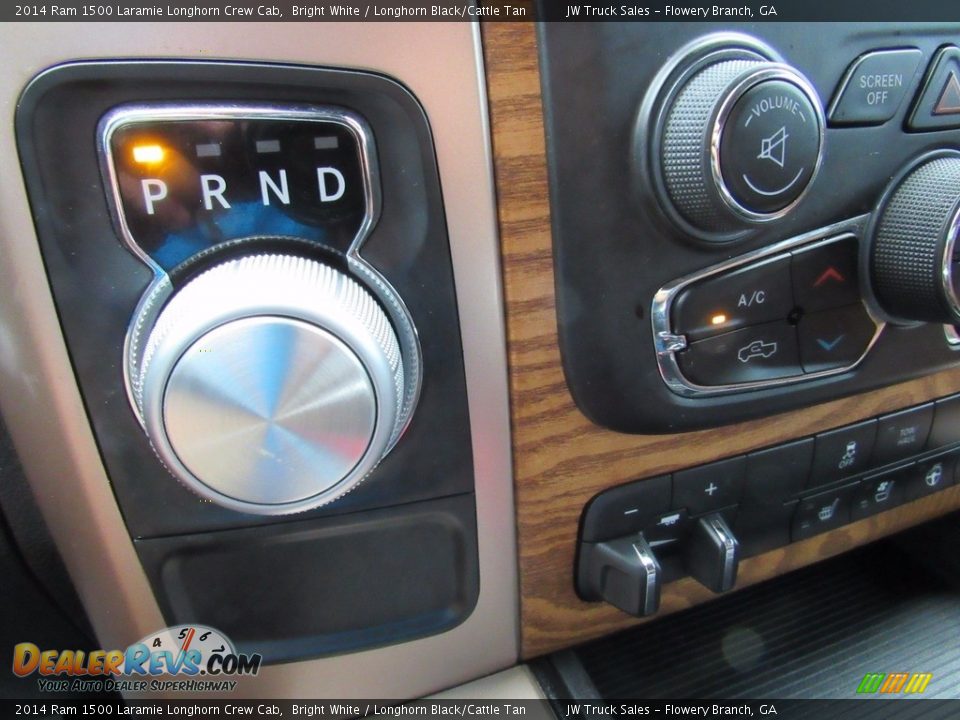 2014 Ram 1500 Laramie Longhorn Crew Cab Bright White / Longhorn Black/Cattle Tan Photo #21