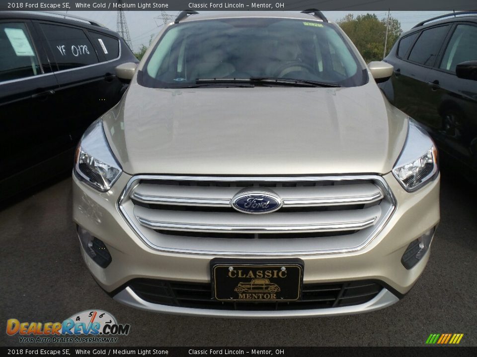 2018 Ford Escape SE White Gold / Medium Light Stone Photo #2