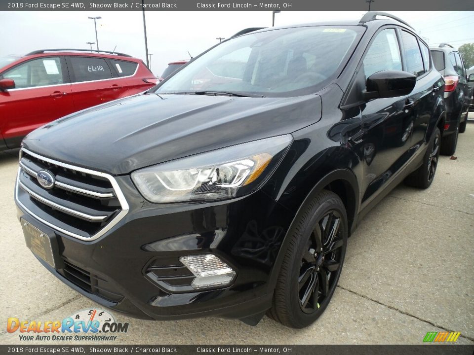 2018 Ford Escape SE 4WD Shadow Black / Charcoal Black Photo #1