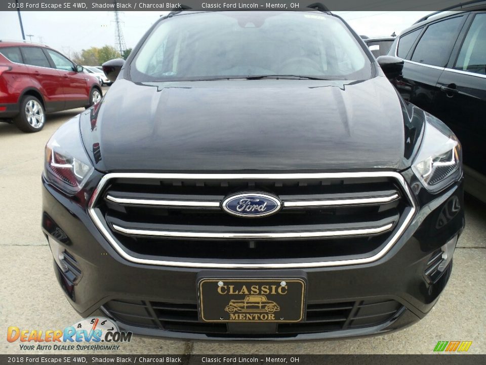 2018 Ford Escape SE 4WD Shadow Black / Charcoal Black Photo #2