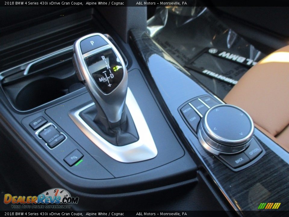 2018 BMW 4 Series 430i xDrive Gran Coupe Alpine White / Cognac Photo #16