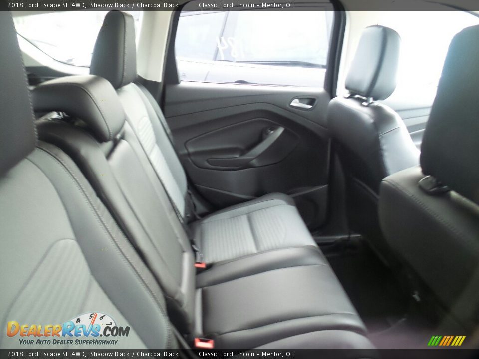 2018 Ford Escape SE 4WD Shadow Black / Charcoal Black Photo #4