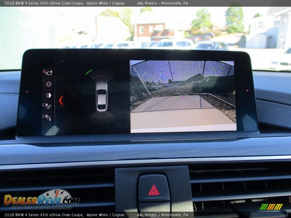 2018 BMW 4 Series 430i xDrive Gran Coupe Alpine White / Cognac Photo #17