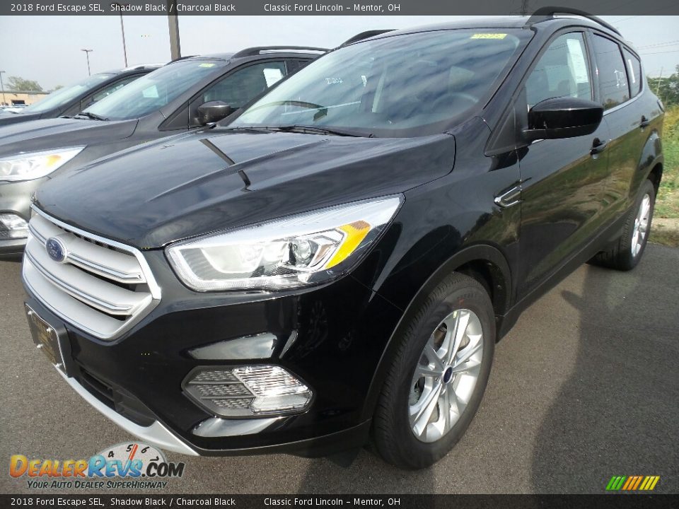 2018 Ford Escape SEL Shadow Black / Charcoal Black Photo #1