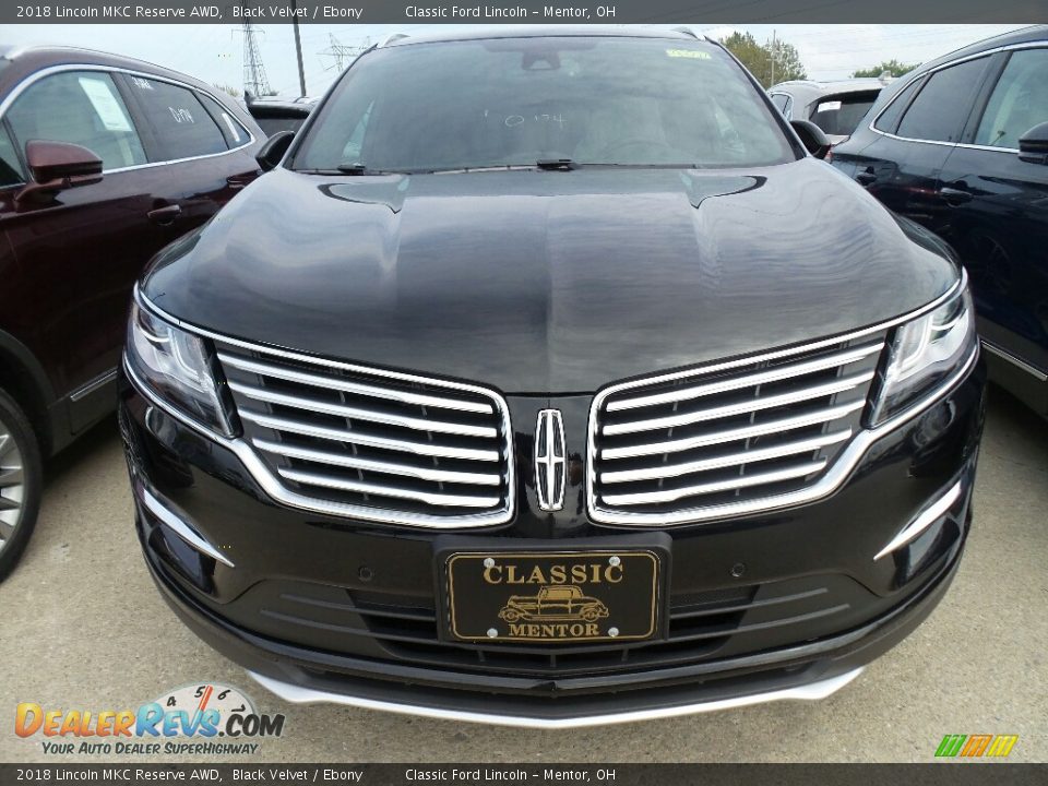 2018 Lincoln MKC Reserve AWD Black Velvet / Ebony Photo #2