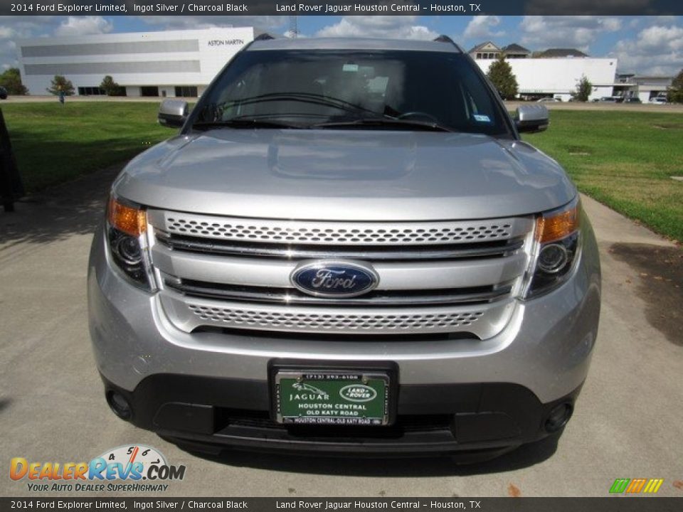 2014 Ford Explorer Limited Ingot Silver / Charcoal Black Photo #9