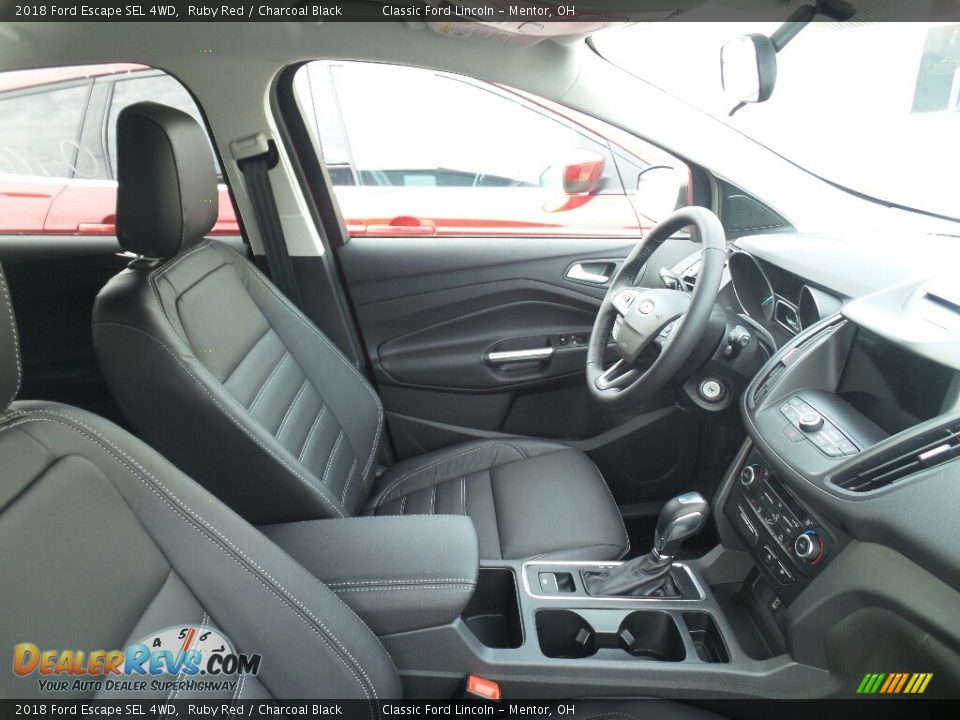 2018 Ford Escape SEL 4WD Ruby Red / Charcoal Black Photo #4