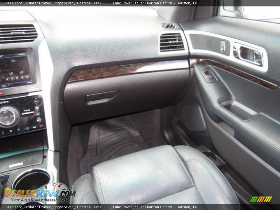 2014 Ford Explorer Limited Ingot Silver / Charcoal Black Photo #15