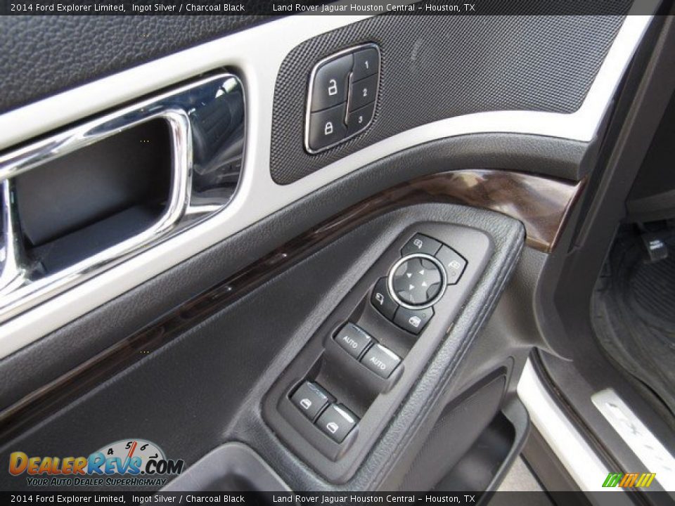 2014 Ford Explorer Limited Ingot Silver / Charcoal Black Photo #25