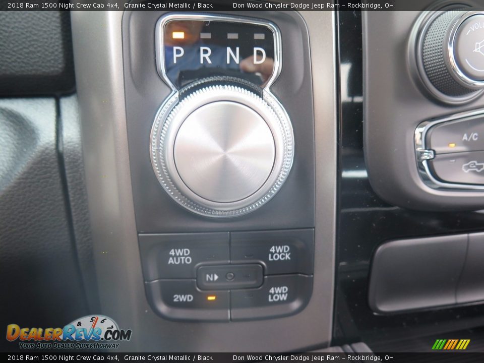 2018 Ram 1500 Night Crew Cab 4x4 Granite Crystal Metallic / Black Photo #21