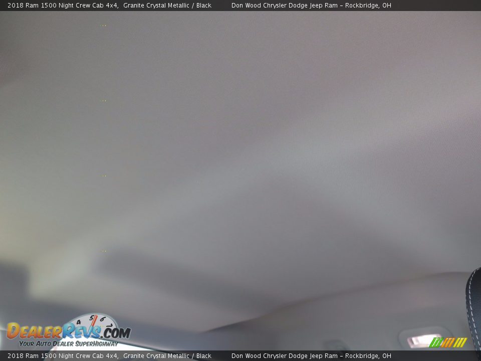 2018 Ram 1500 Night Crew Cab 4x4 Granite Crystal Metallic / Black Photo #23