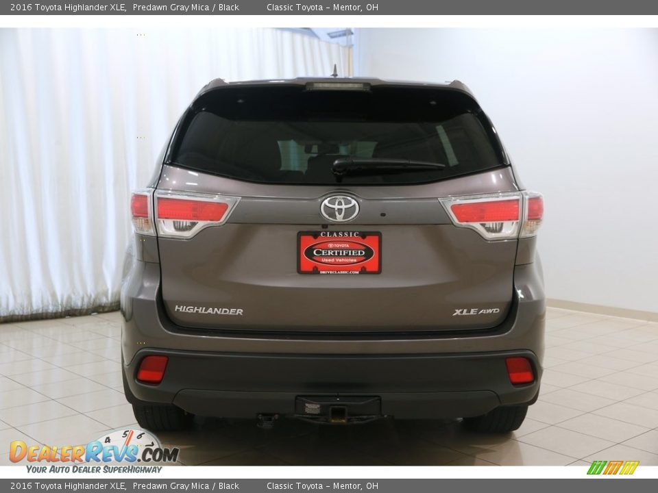 2016 Toyota Highlander XLE Predawn Gray Mica / Black Photo #20