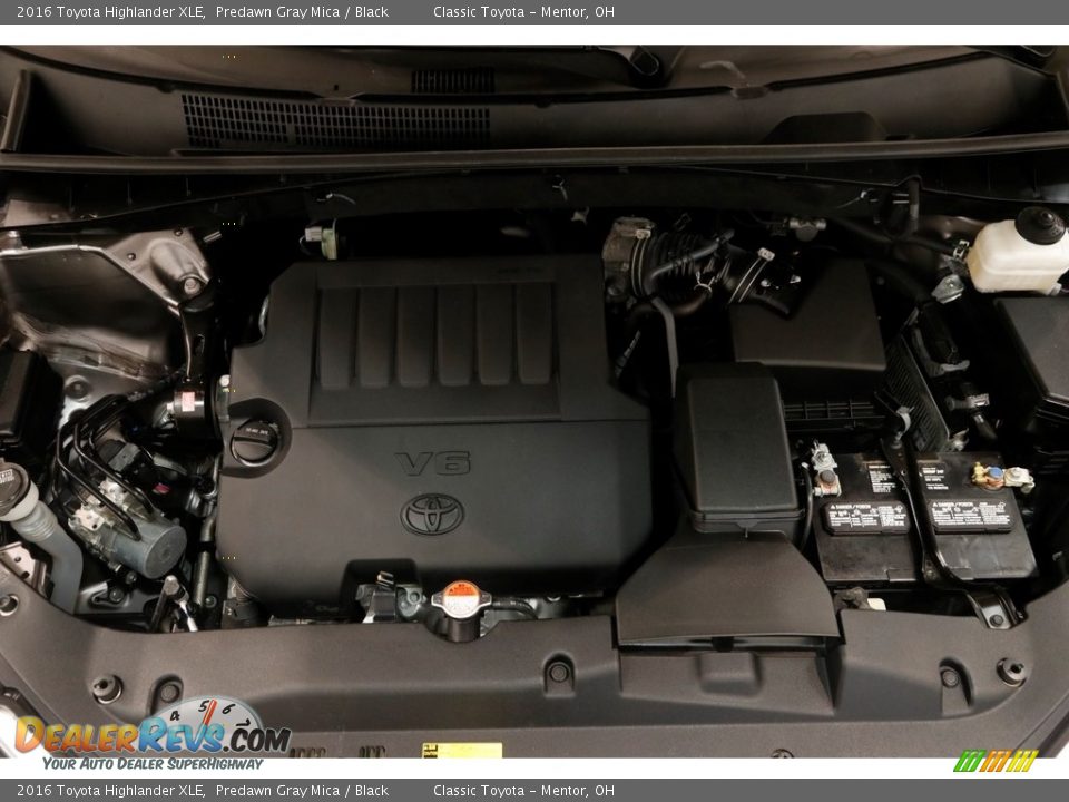 2016 Toyota Highlander XLE Predawn Gray Mica / Black Photo #21