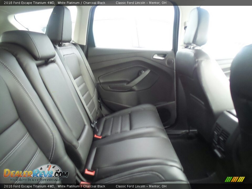 2018 Ford Escape Titanium 4WD White Platinum / Charcoal Black Photo #5