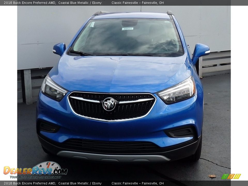 2018 Buick Encore Preferred AWD Coastal Blue Metallic / Ebony Photo #4