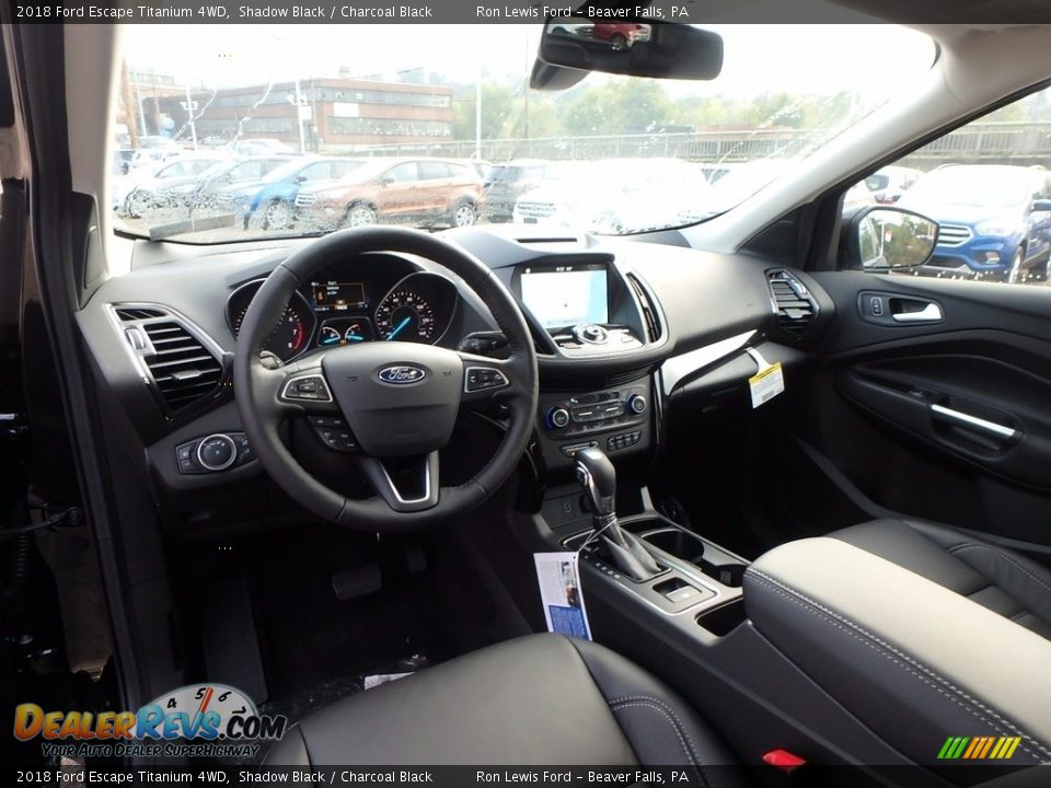 Front Seat of 2018 Ford Escape Titanium 4WD Photo #12