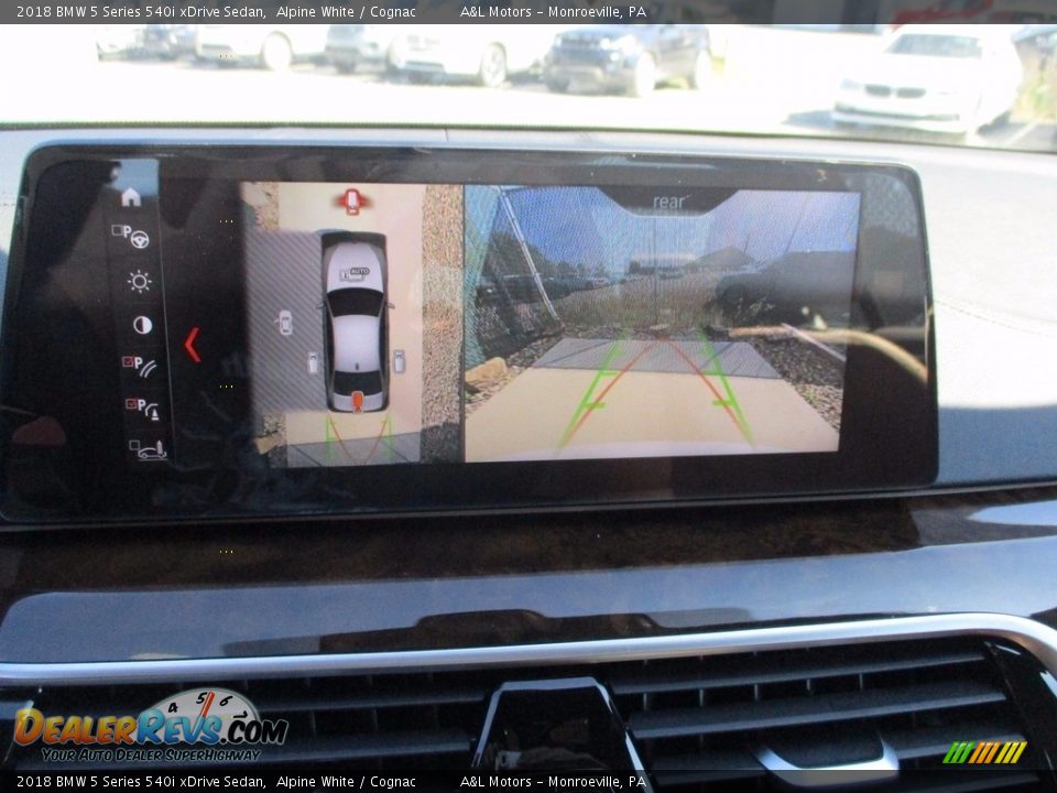 2018 BMW 5 Series 540i xDrive Sedan Alpine White / Cognac Photo #16