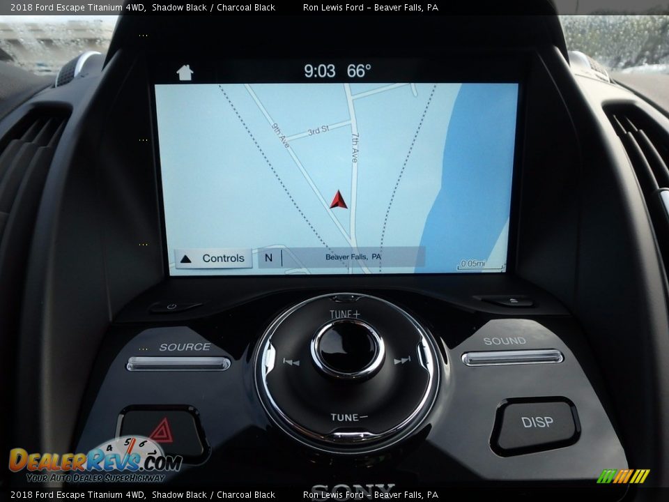 Navigation of 2018 Ford Escape Titanium 4WD Photo #19
