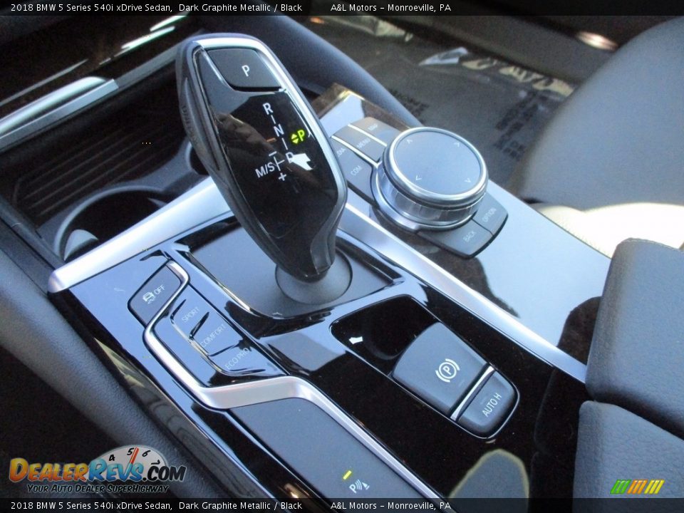2018 BMW 5 Series 540i xDrive Sedan Dark Graphite Metallic / Black Photo #15