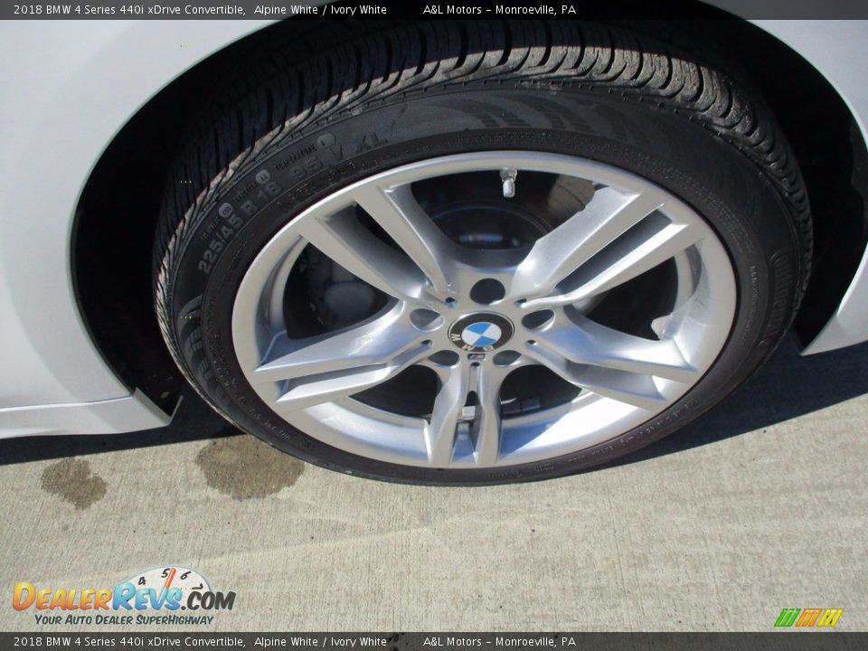 2018 BMW 4 Series 440i xDrive Convertible Alpine White / Ivory White Photo #5