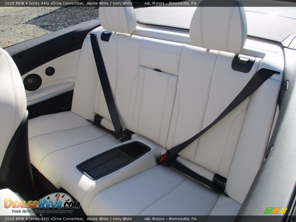 2018 BMW 4 Series 440i xDrive Convertible Alpine White / Ivory White Photo #11