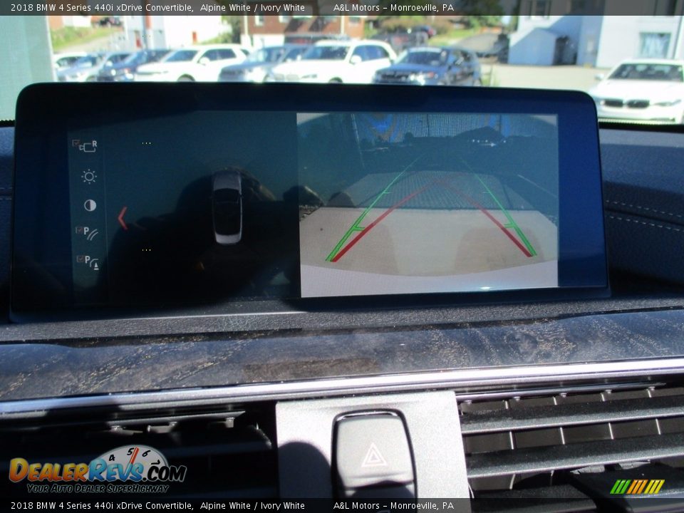 2018 BMW 4 Series 440i xDrive Convertible Alpine White / Ivory White Photo #14