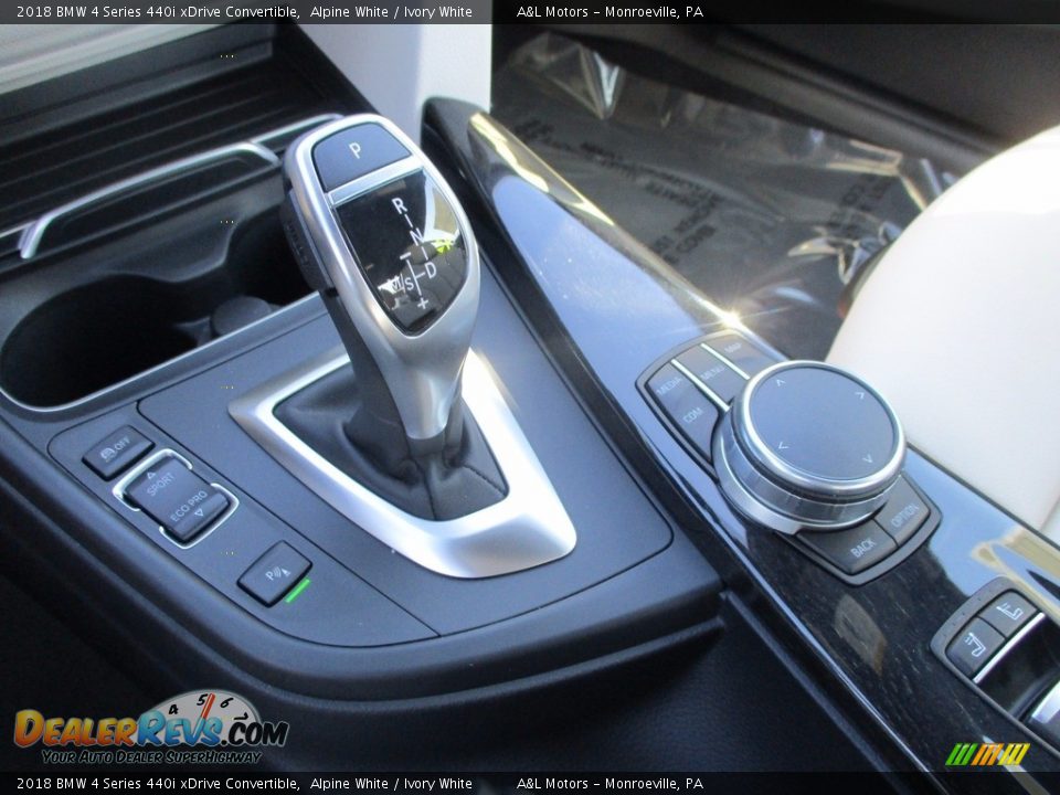 2018 BMW 4 Series 440i xDrive Convertible Alpine White / Ivory White Photo #15