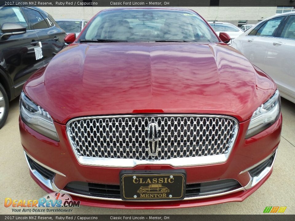 2017 Lincoln MKZ Reserve Ruby Red / Cappuccino Photo #2