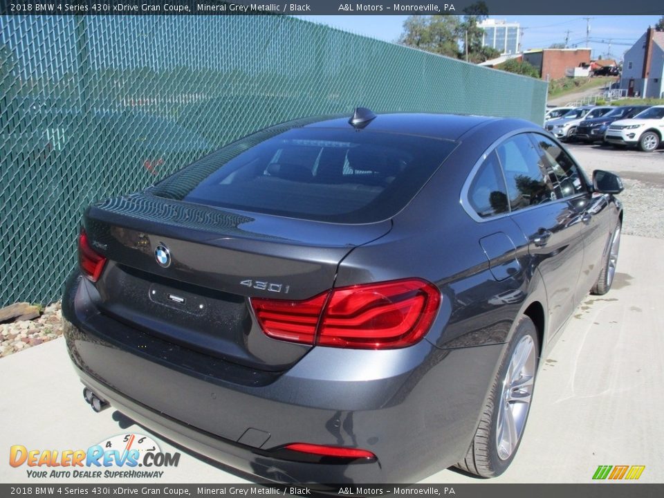 2018 BMW 4 Series 430i xDrive Gran Coupe Mineral Grey Metallic / Black Photo #3