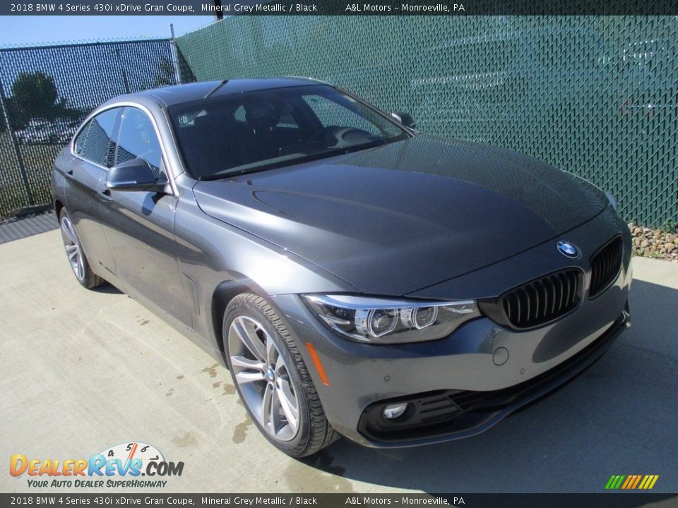 2018 BMW 4 Series 430i xDrive Gran Coupe Mineral Grey Metallic / Black Photo #6