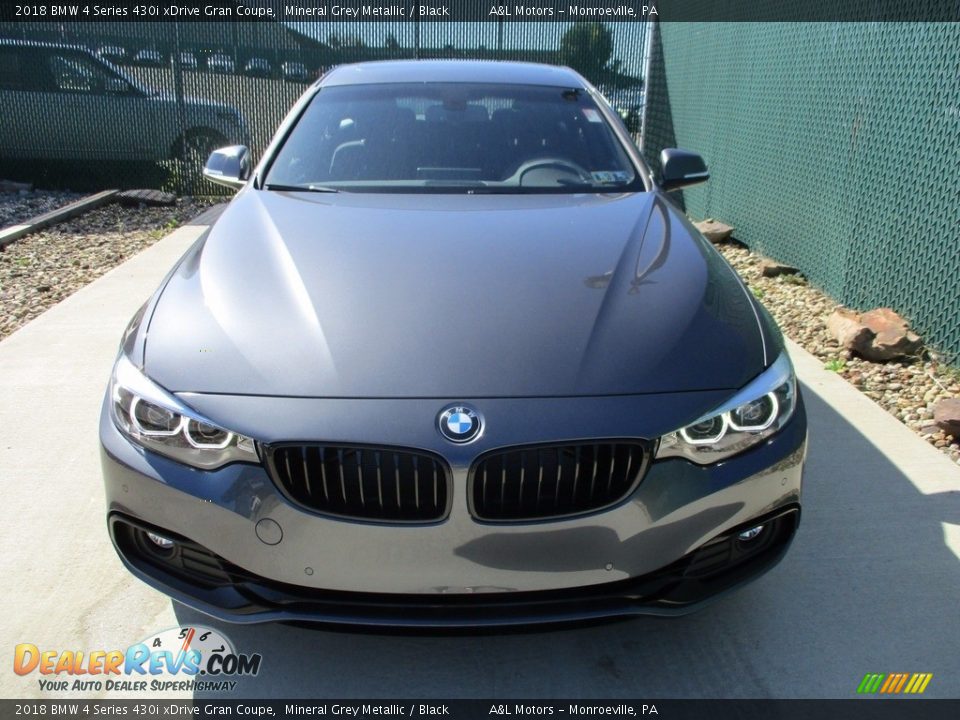 2018 BMW 4 Series 430i xDrive Gran Coupe Mineral Grey Metallic / Black Photo #7