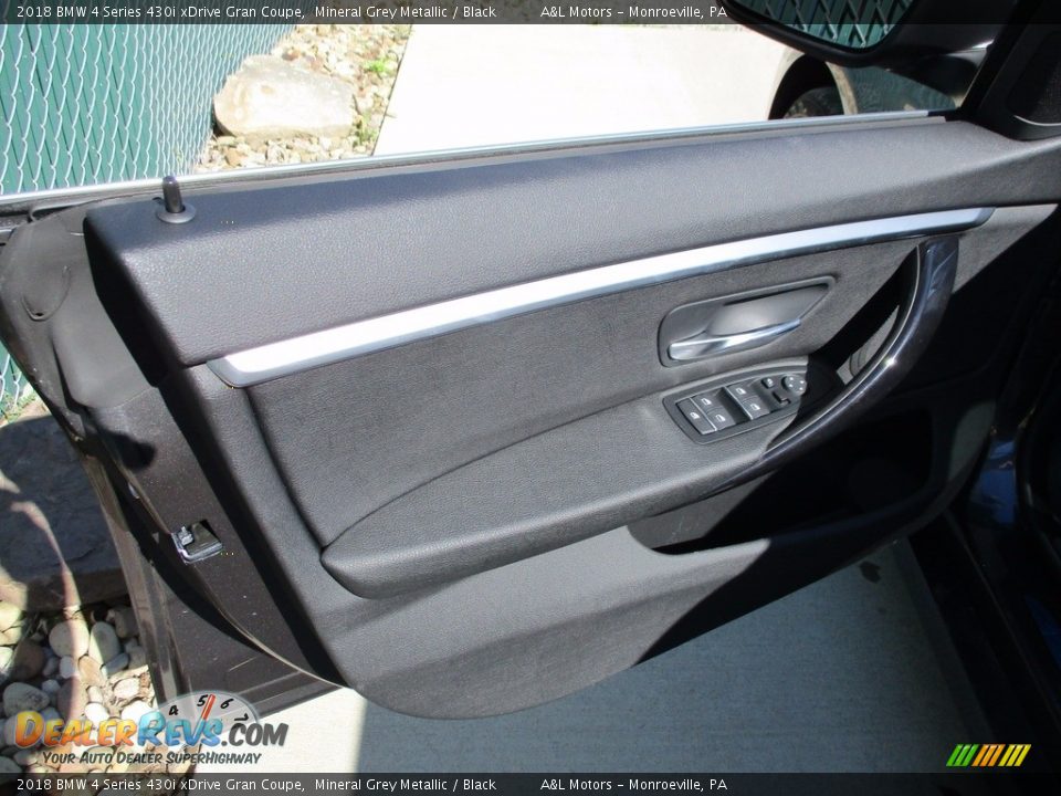 2018 BMW 4 Series 430i xDrive Gran Coupe Mineral Grey Metallic / Black Photo #9