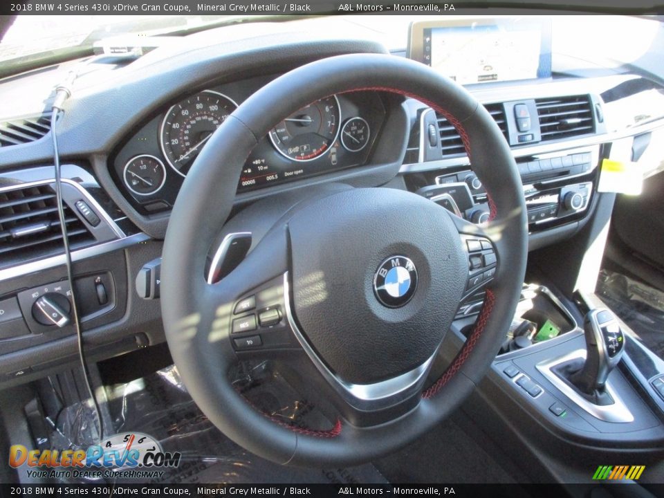 2018 BMW 4 Series 430i xDrive Gran Coupe Mineral Grey Metallic / Black Photo #13