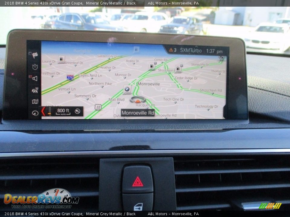 2018 BMW 4 Series 430i xDrive Gran Coupe Mineral Grey Metallic / Black Photo #14