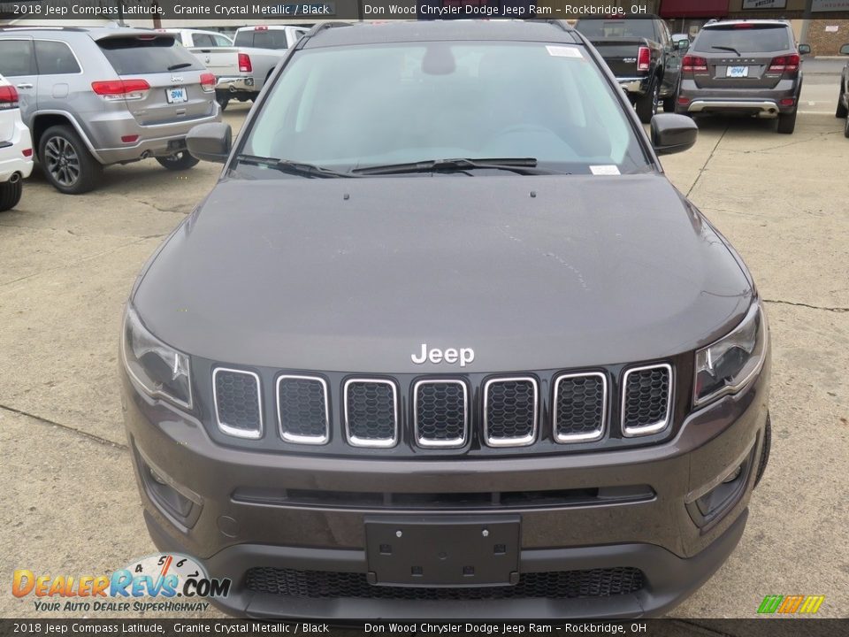 2018 Jeep Compass Latitude Granite Crystal Metallic / Black Photo #3