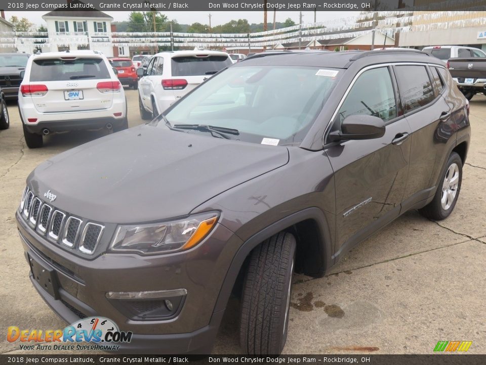 2018 Jeep Compass Latitude Granite Crystal Metallic / Black Photo #4