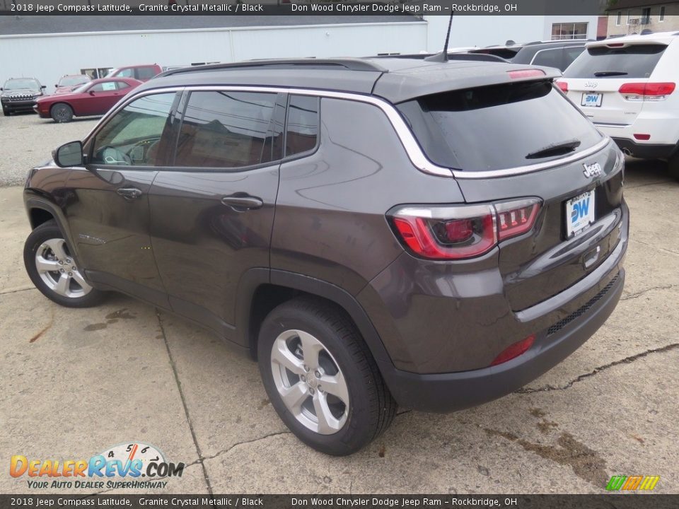 2018 Jeep Compass Latitude Granite Crystal Metallic / Black Photo #5